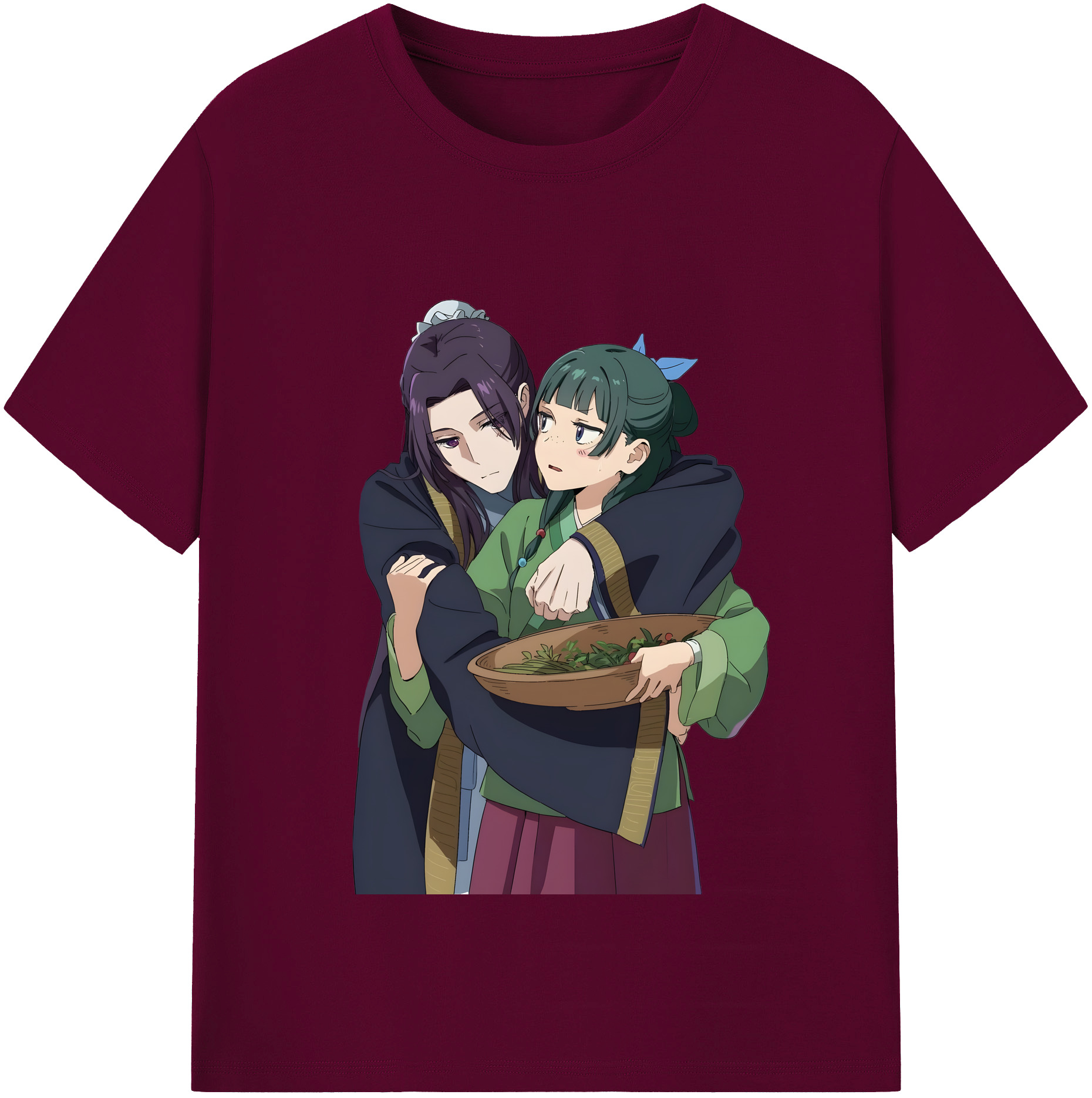 （画像用） 薬屋のひとりごと The Apothecary Diaries レディースカジュアルプリントTシャツ（綿100％）